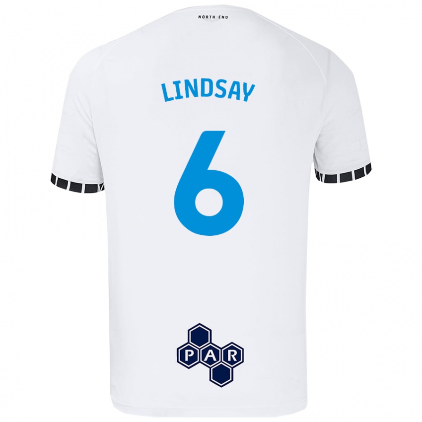 Kinder Liam Lindsay #6 Weiß Heimtrikot Trikot 2024/25 T-Shirt Österreich