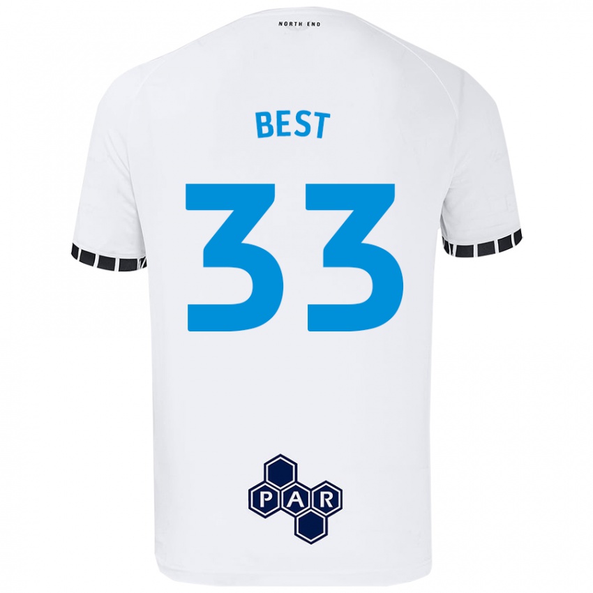 Kinder Kian Best #33 Weiß Heimtrikot Trikot 2024/25 T-Shirt Österreich