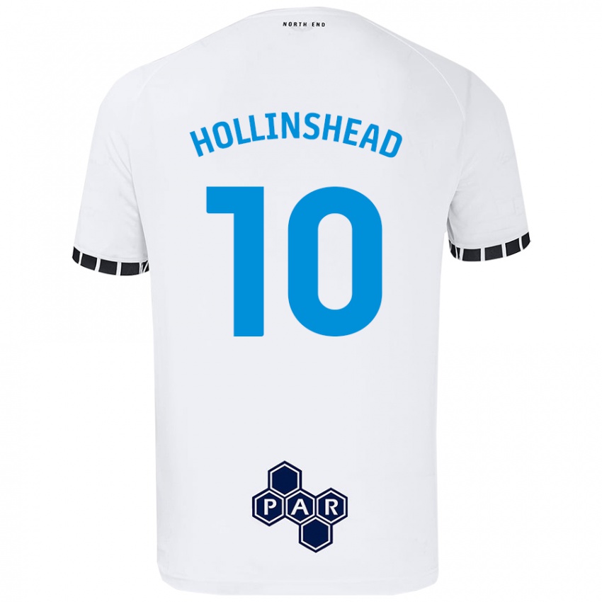 Kinder Emily Hollinshead #10 Weiß Heimtrikot Trikot 2024/25 T-Shirt Österreich