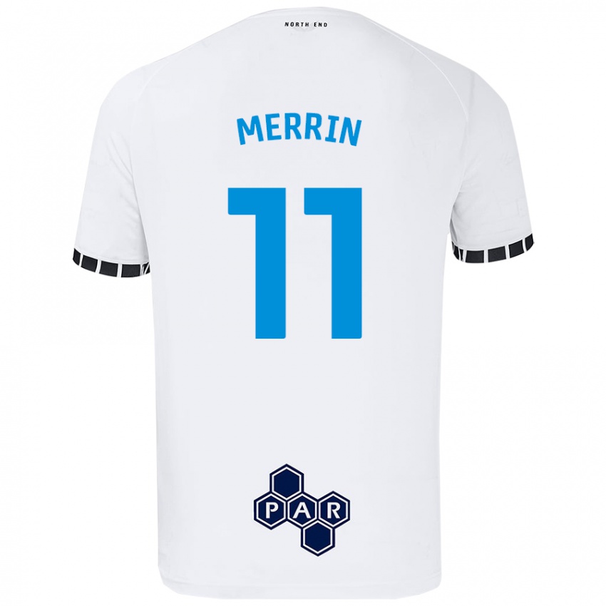 Kinder Laura Merrin #11 Weiß Heimtrikot Trikot 2024/25 T-Shirt Österreich