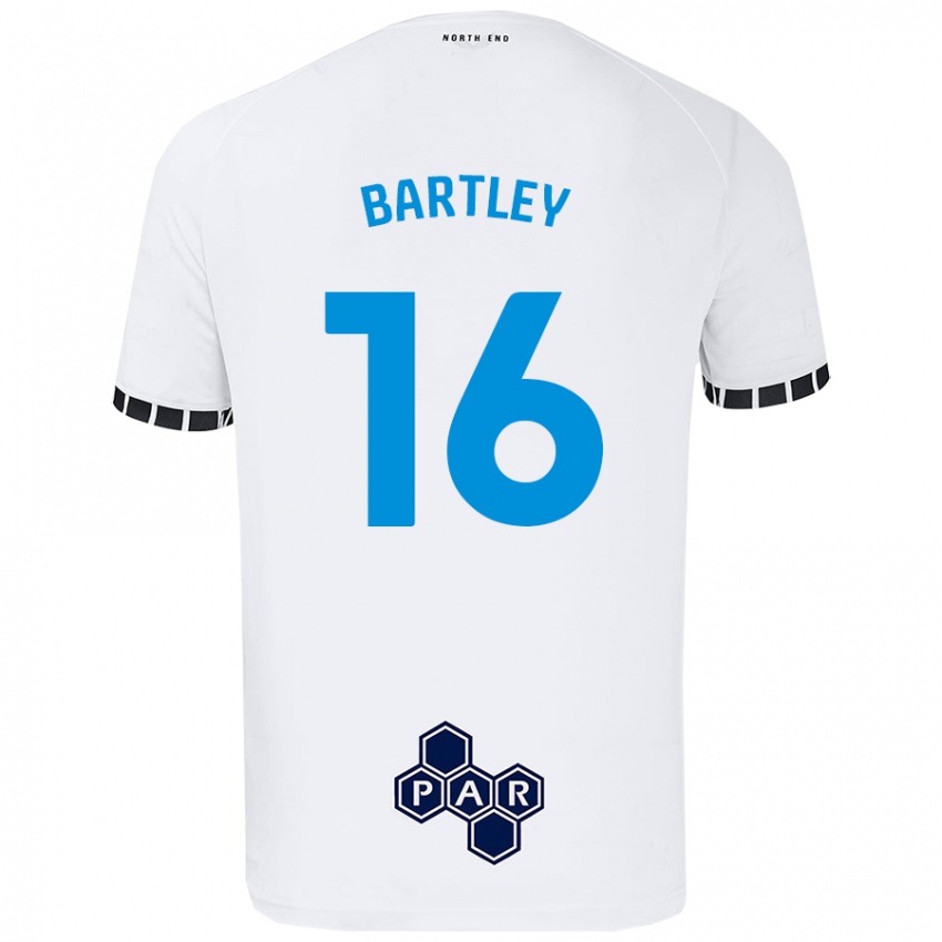 Kinder Melanie Bartley #16 Weiß Heimtrikot Trikot 2024/25 T-Shirt Österreich