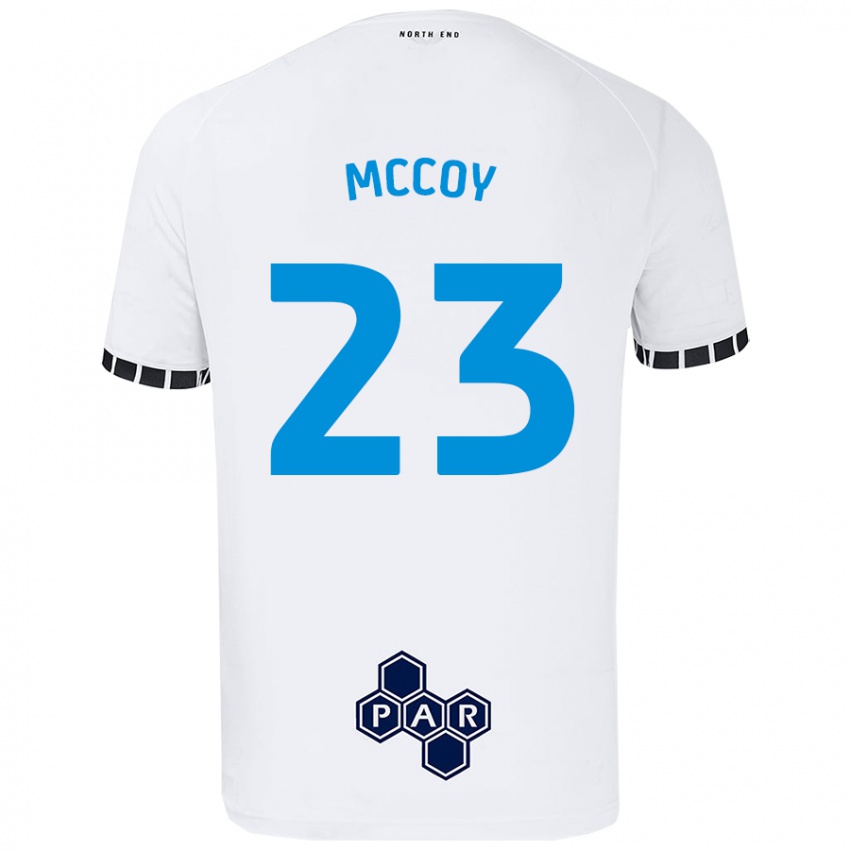 Kinder Faye Mccoy #23 Weiß Heimtrikot Trikot 2024/25 T-Shirt Österreich