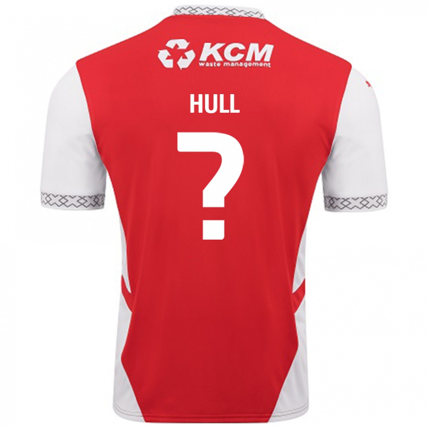 Kinder Jake Hull #0 Rot Weiß Heimtrikot Trikot 2024/25 T-Shirt Österreich