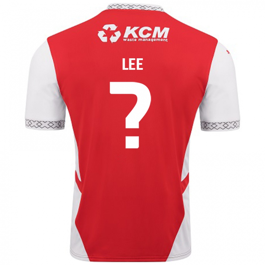 Kinder Cohen Lee #0 Rot Weiß Heimtrikot Trikot 2024/25 T-Shirt Österreich