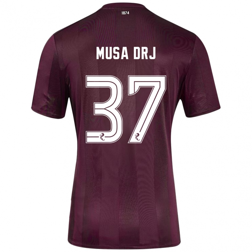 Kinder Musa Drammeh #37 Burgundrot Heimtrikot Trikot 2024/25 T-Shirt Österreich