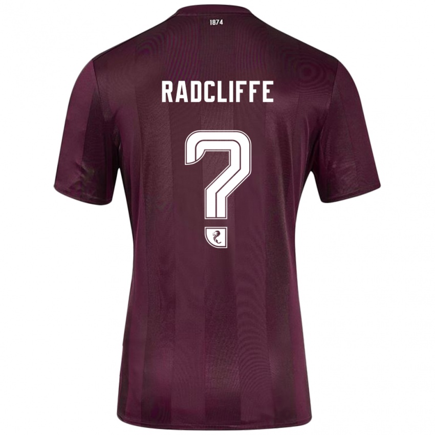 Kinder Josh Radcliffe #0 Burgundrot Heimtrikot Trikot 2024/25 T-Shirt Österreich