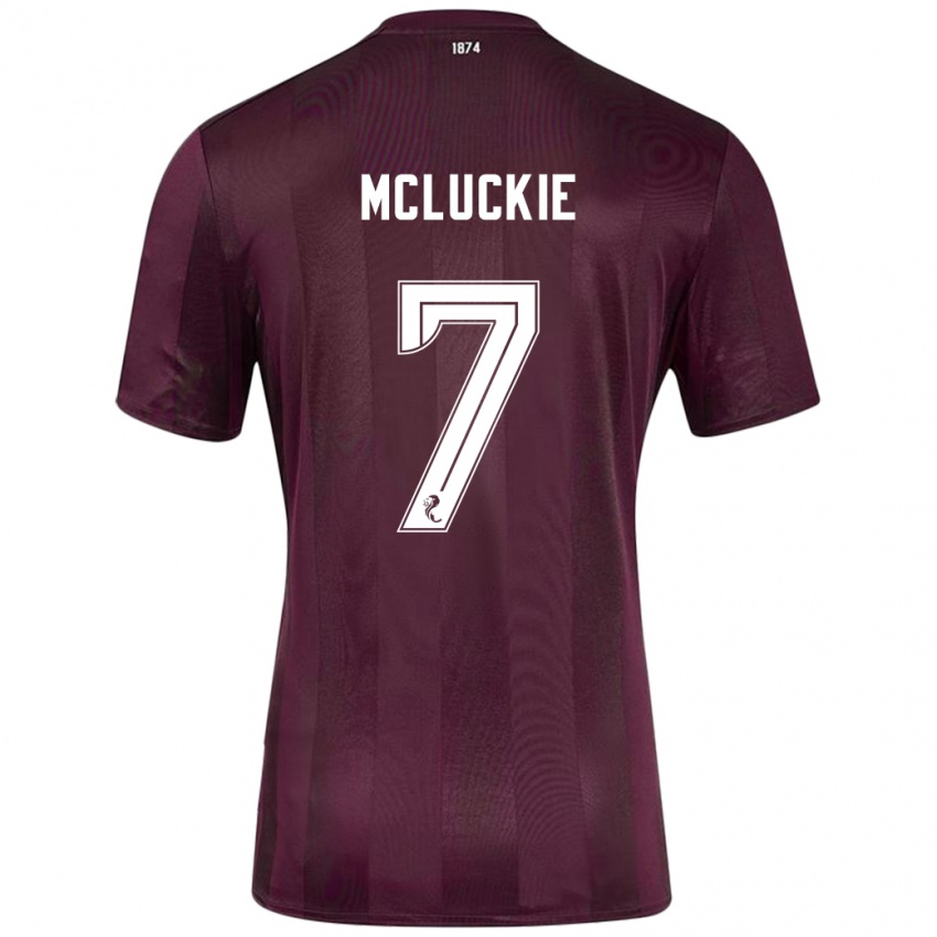 Kinder Bobby Mcluckie #7 Burgundrot Heimtrikot Trikot 2024/25 T-Shirt Österreich