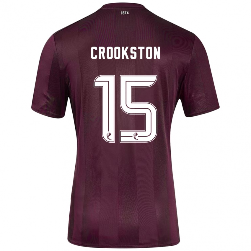 Kinder Gregor Crookston #15 Burgundrot Heimtrikot Trikot 2024/25 T-Shirt Österreich