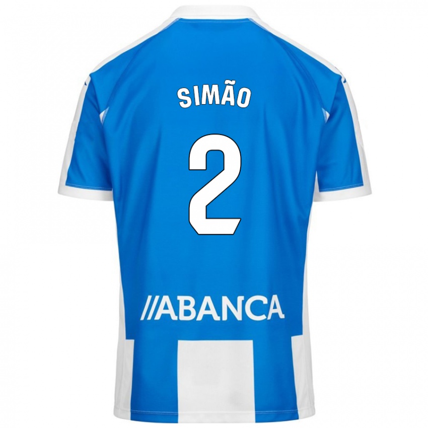 Kinder Iano Simão #2 Blau Weiß Heimtrikot Trikot 2024/25 T-Shirt Österreich