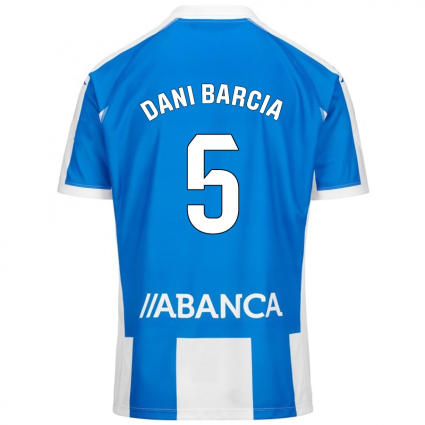 Kinder Dani Barcia #5 Blau Weiß Heimtrikot Trikot 2024/25 T-Shirt Österreich