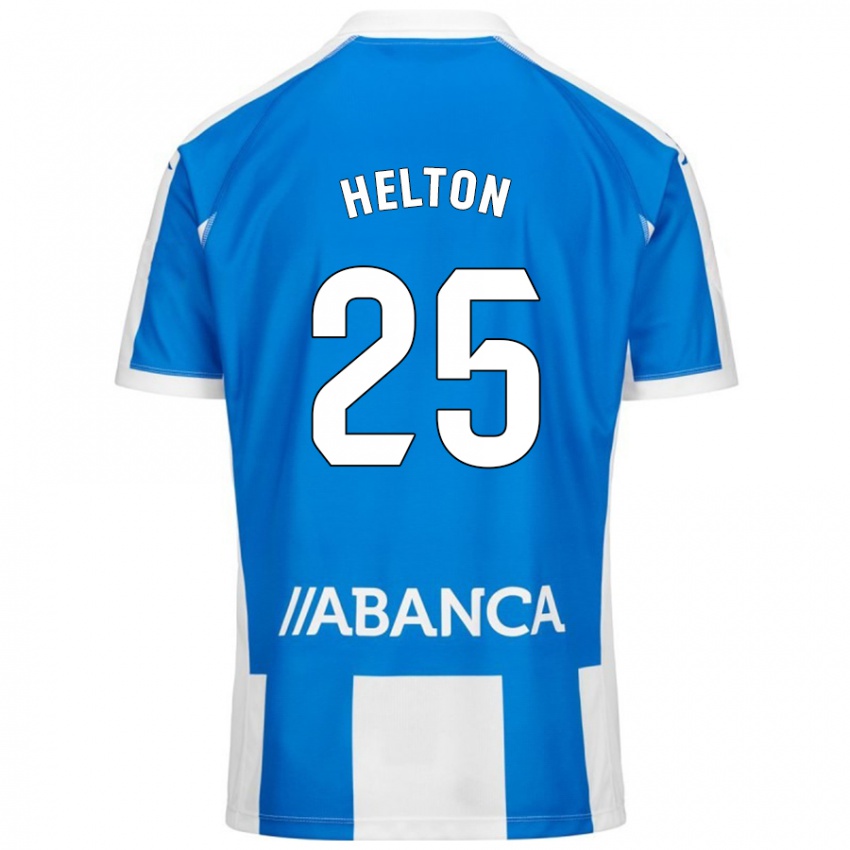 Kinder Helton Leite #25 Blau Weiß Heimtrikot Trikot 2024/25 T-Shirt Österreich