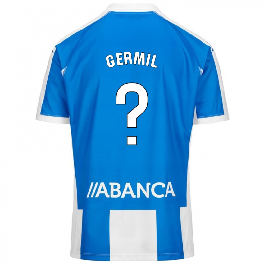 Kinder Darío Germil #0 Blau Weiß Heimtrikot Trikot 2024/25 T-Shirt Österreich