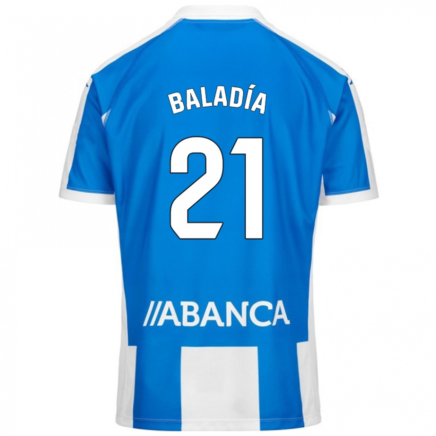 Kinder Álvaro Baladía #21 Blau Weiß Heimtrikot Trikot 2024/25 T-Shirt Österreich