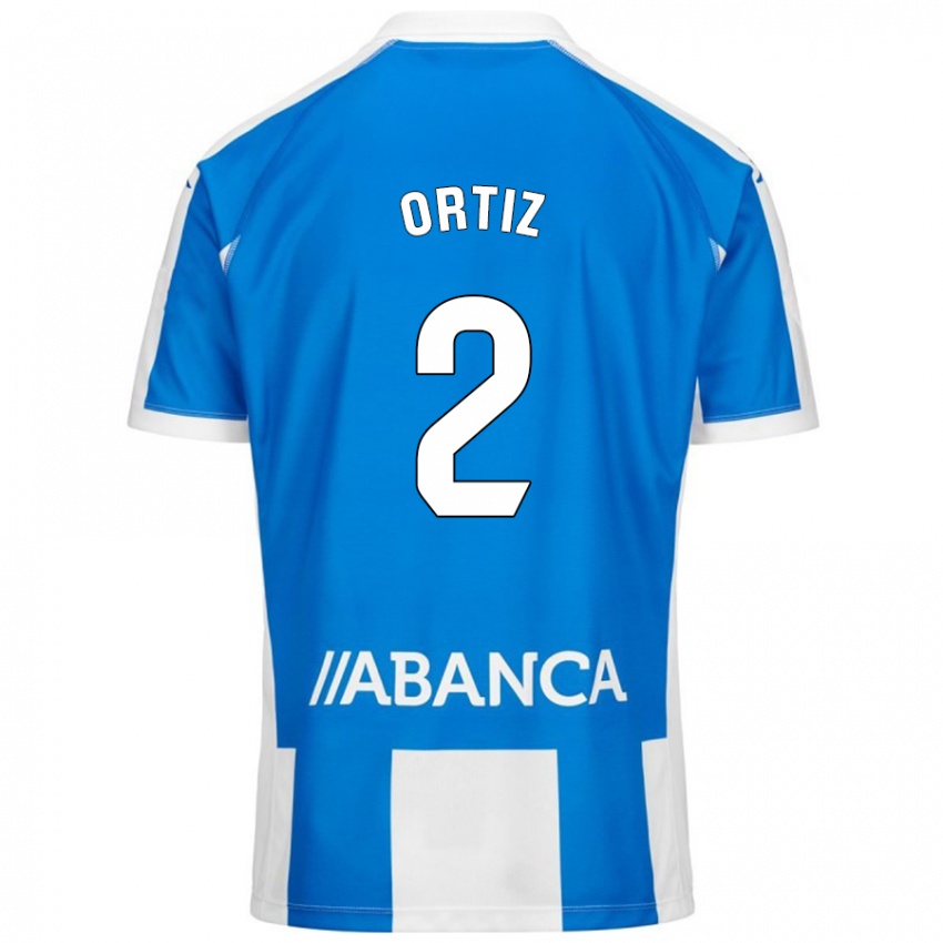 Kinder Samara Ortiz #2 Blau Weiß Heimtrikot Trikot 2024/25 T-Shirt Österreich