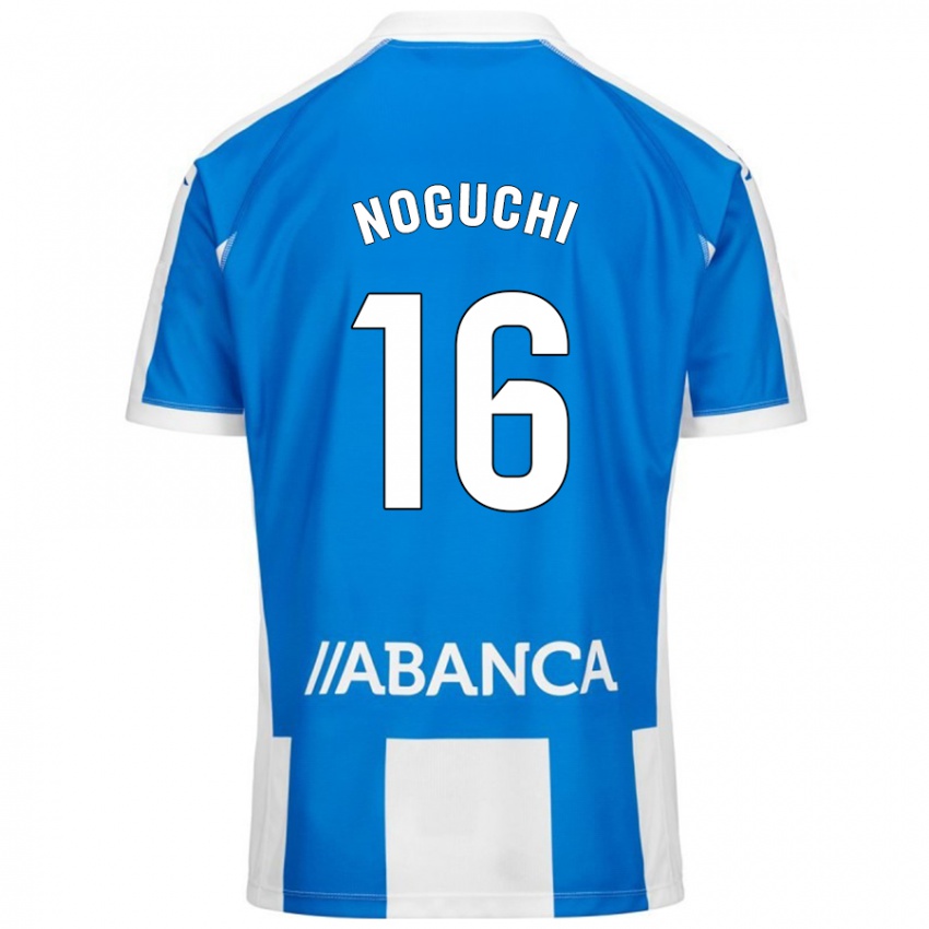 Kinder Ayaka Noguchi #16 Blau Weiß Heimtrikot Trikot 2024/25 T-Shirt Österreich