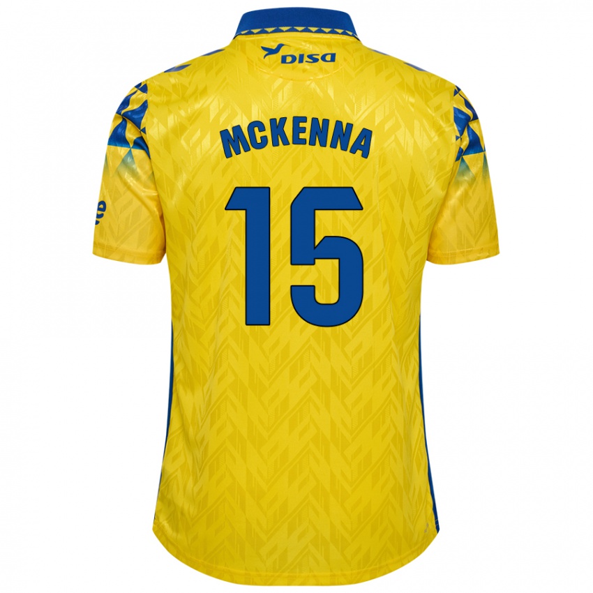 Kinder Scott Mckenna #15 Gelb Blau Heimtrikot Trikot 2024/25 T-Shirt Österreich