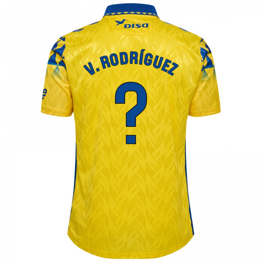 Kinder Carlos Vicente Rodríguez #0 Gelb Blau Heimtrikot Trikot 2024/25 T-Shirt Österreich