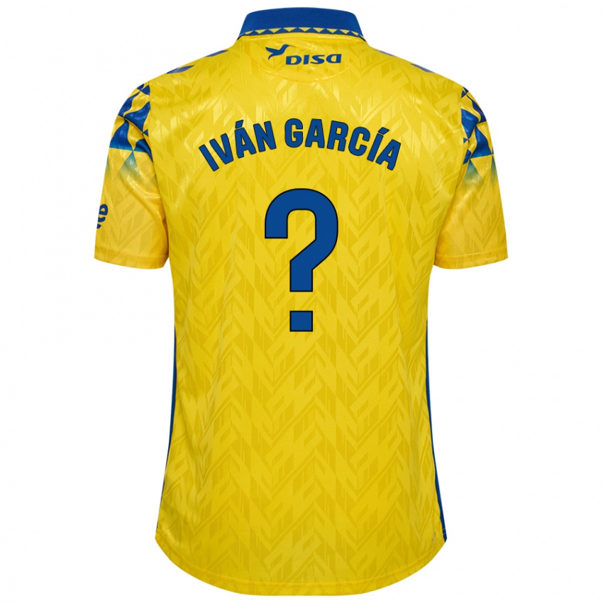 Kinder Iván García #0 Gelb Blau Heimtrikot Trikot 2024/25 T-Shirt Österreich