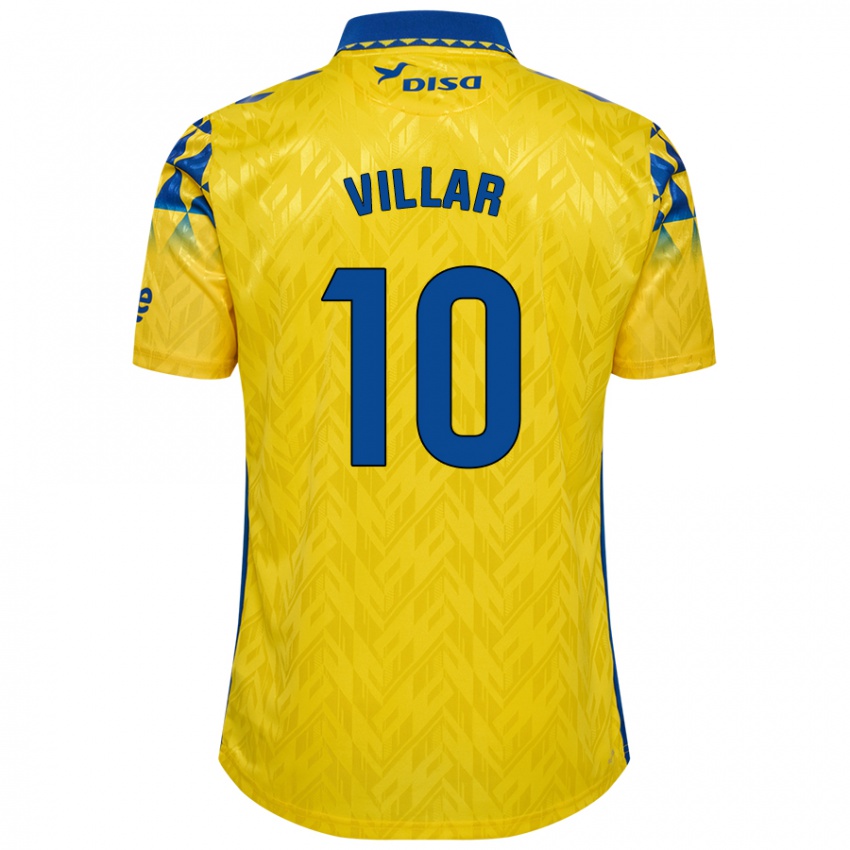 Kinder Andy Villar #10 Gelb Blau Heimtrikot Trikot 2024/25 T-Shirt Österreich