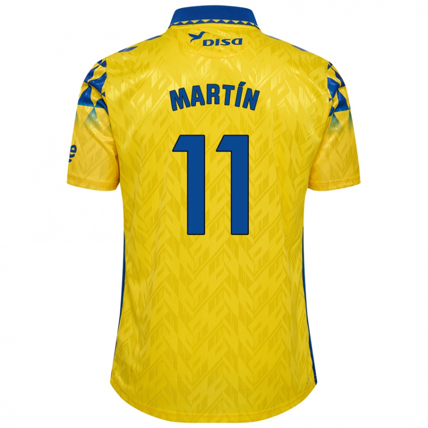 Kinder Diego Martín #11 Gelb Blau Heimtrikot Trikot 2024/25 T-Shirt Österreich