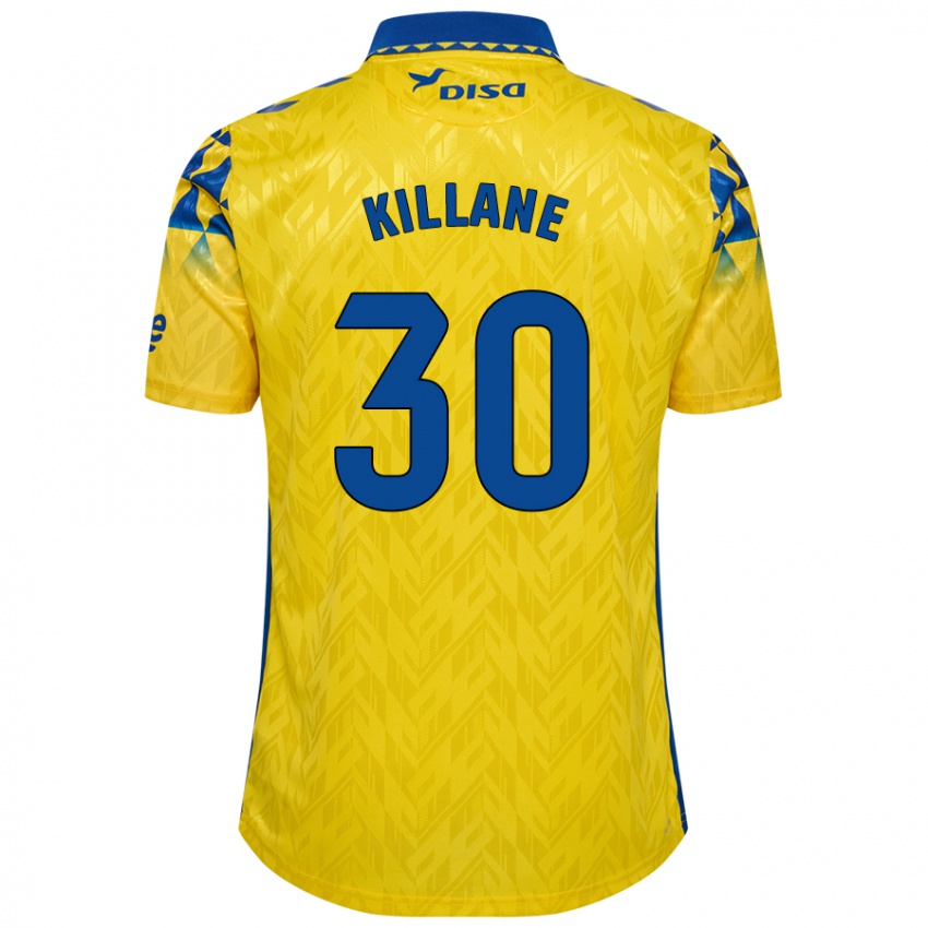 Kinder Álvaro Killane #30 Gelb Blau Heimtrikot Trikot 2024/25 T-Shirt Österreich