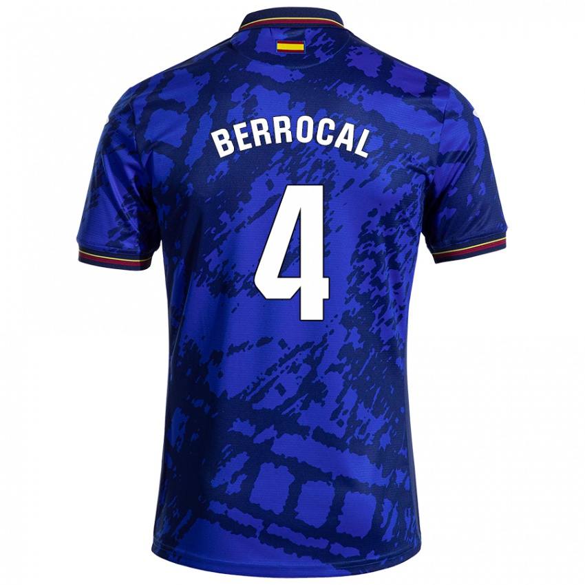 Kinder Juan Berrocal #4 Dunkleres Blau Heimtrikot Trikot 2024/25 T-Shirt Österreich