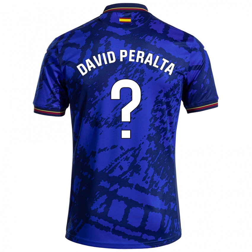 Kinder Juan David Peralta #0 Dunkleres Blau Heimtrikot Trikot 2024/25 T-Shirt Österreich