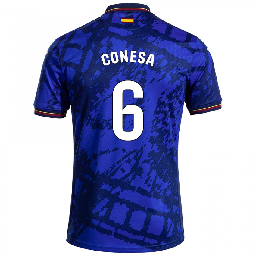 Kinder Nico Conesa #6 Dunkleres Blau Heimtrikot Trikot 2024/25 T-Shirt Österreich