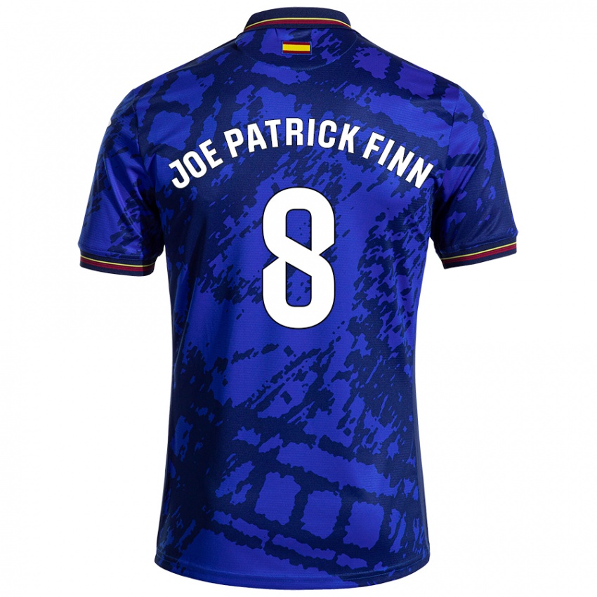 Kinder John Joe Patrick Finn #8 Dunkleres Blau Heimtrikot Trikot 2024/25 T-Shirt Österreich