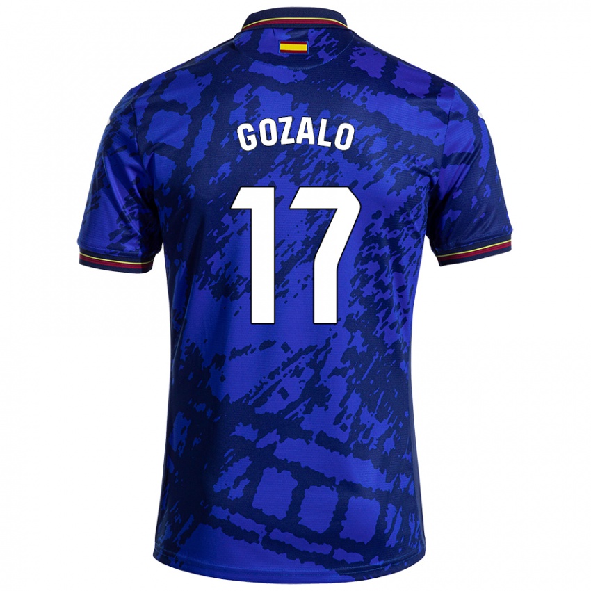 Kinder Marcos Gozalo #17 Dunkleres Blau Heimtrikot Trikot 2024/25 T-Shirt Österreich