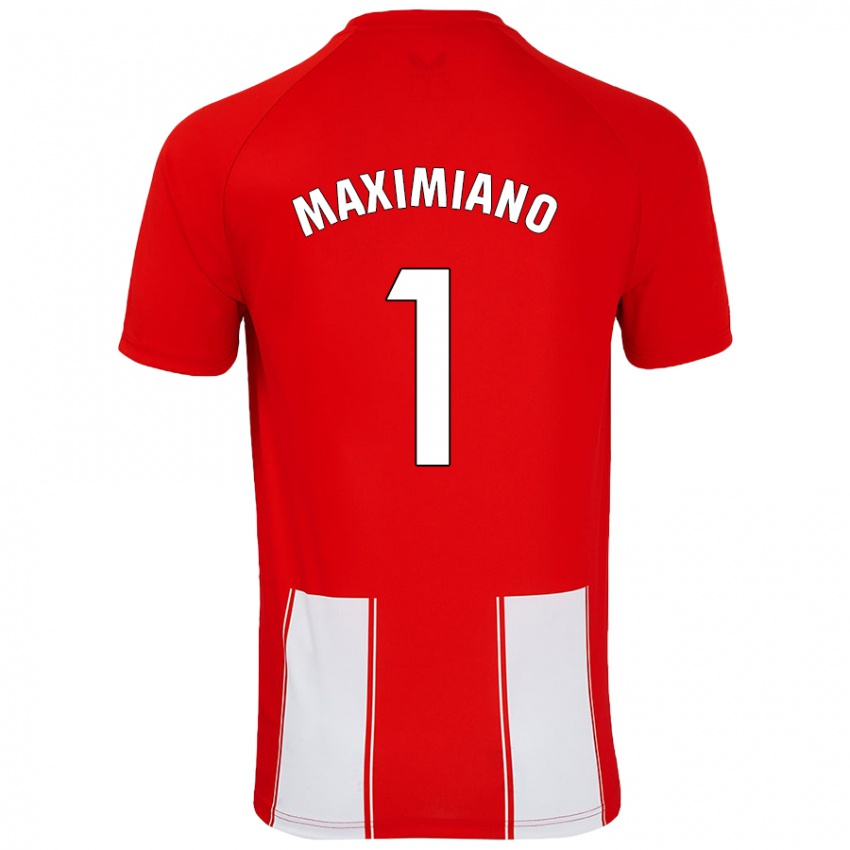 Kinder Luís Maximiano #1 Rot Weiß Heimtrikot Trikot 2024/25 T-Shirt Österreich