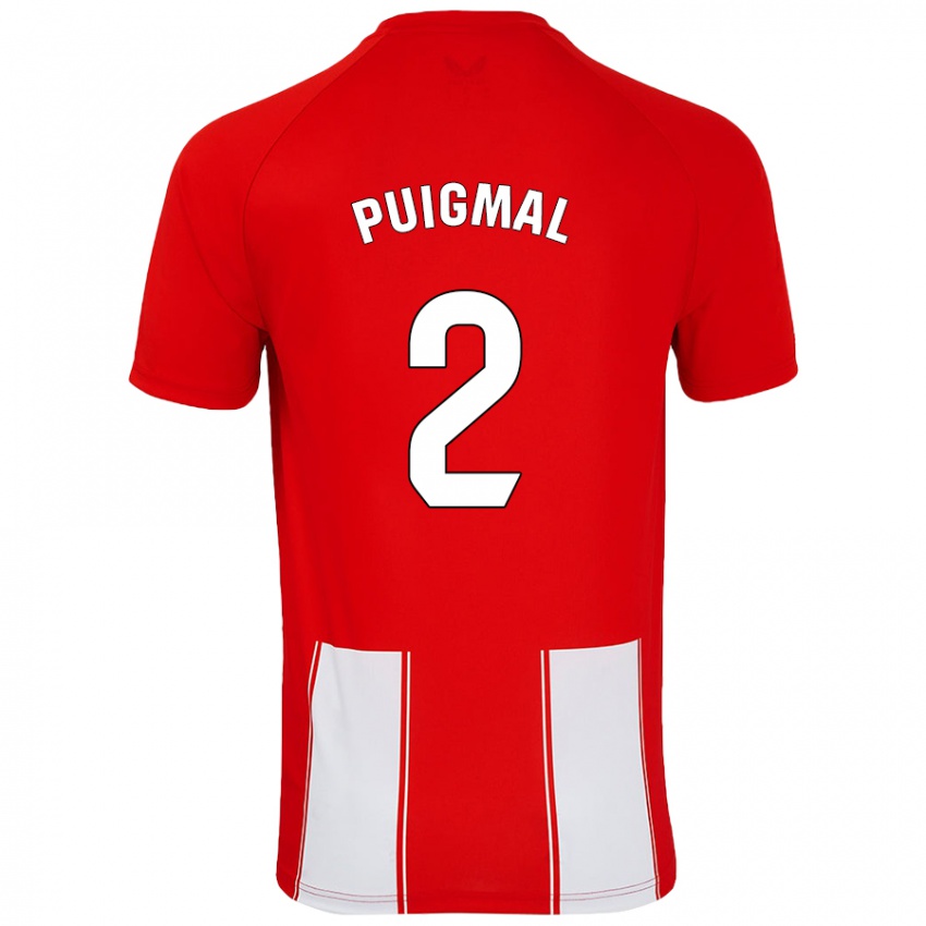 Kinder Arnau Puigmal #2 Rot Weiß Heimtrikot Trikot 2024/25 T-Shirt Österreich