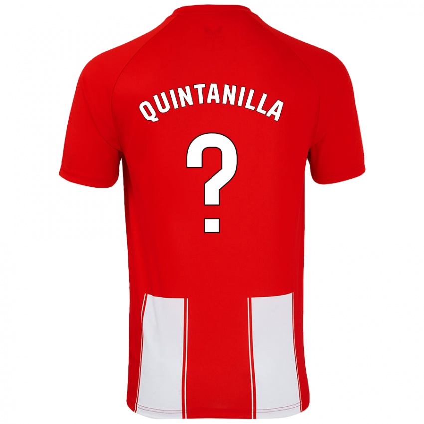 Kinder Rubén Quintanilla #0 Rot Weiß Heimtrikot Trikot 2024/25 T-Shirt Österreich