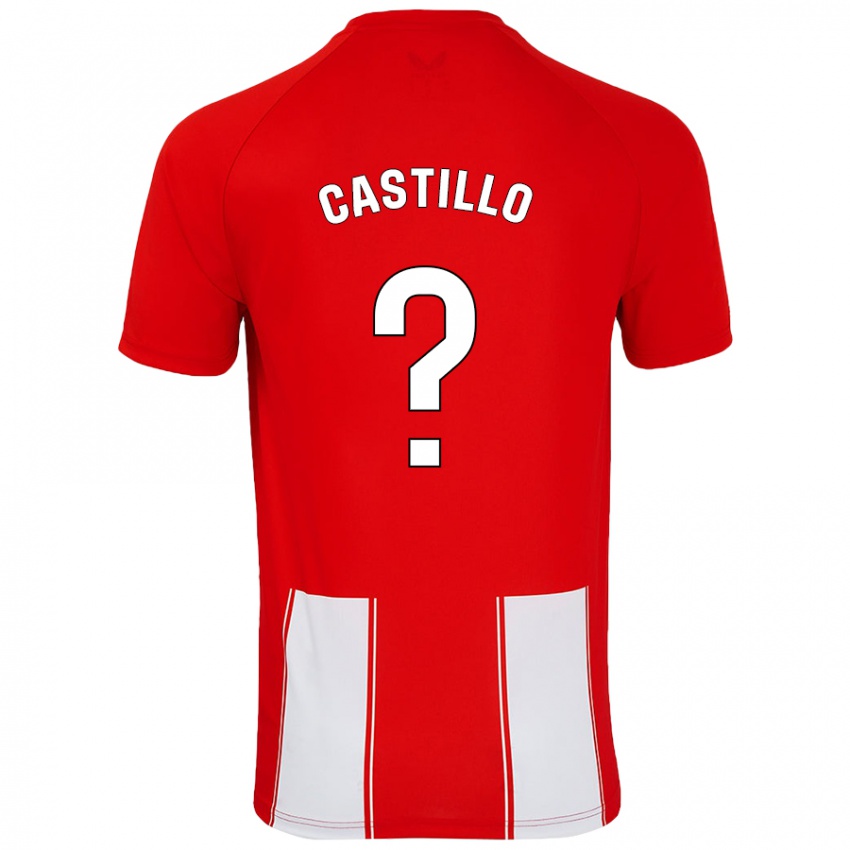 Kinder Pablo Castillo #0 Rot Weiß Heimtrikot Trikot 2024/25 T-Shirt Österreich