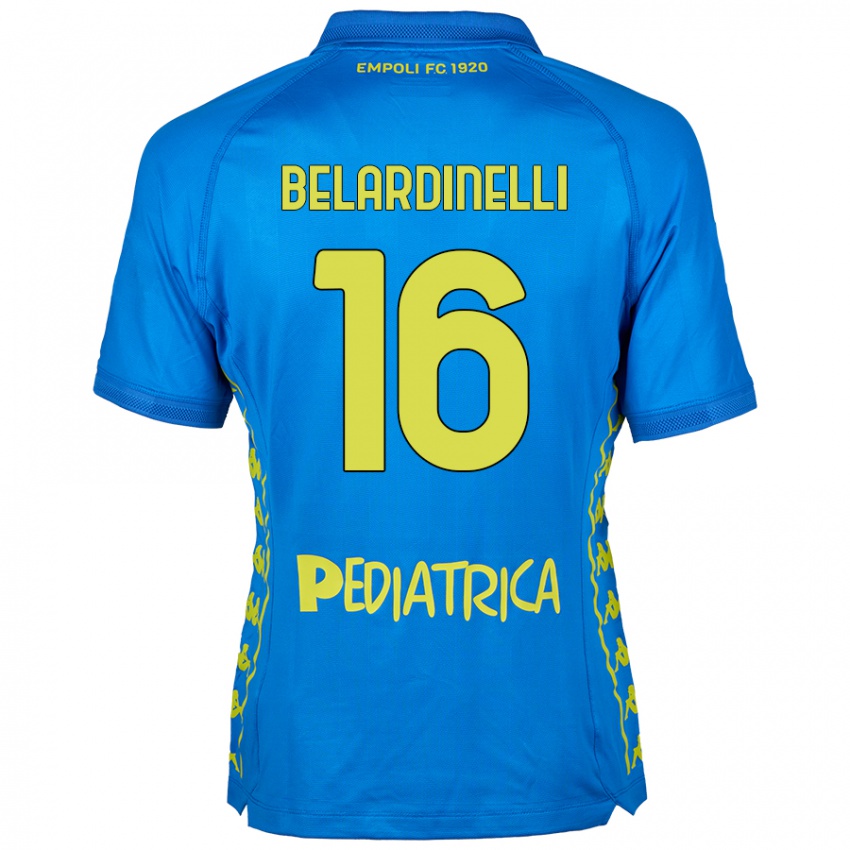 Kinder Luca Belardinelli #16 Blau Heimtrikot Trikot 2024/25 T-Shirt Österreich