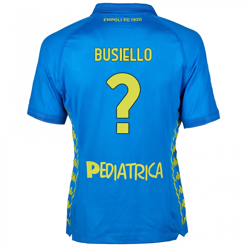 Kinder Danilo Busiello #0 Blau Heimtrikot Trikot 2024/25 T-Shirt Österreich