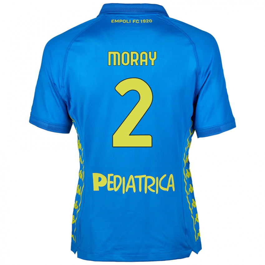 Kinder Jeremy Moray #2 Blau Heimtrikot Trikot 2024/25 T-Shirt Österreich