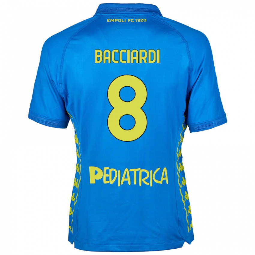 Kinder Andrea Bacciardi #8 Blau Heimtrikot Trikot 2024/25 T-Shirt Österreich