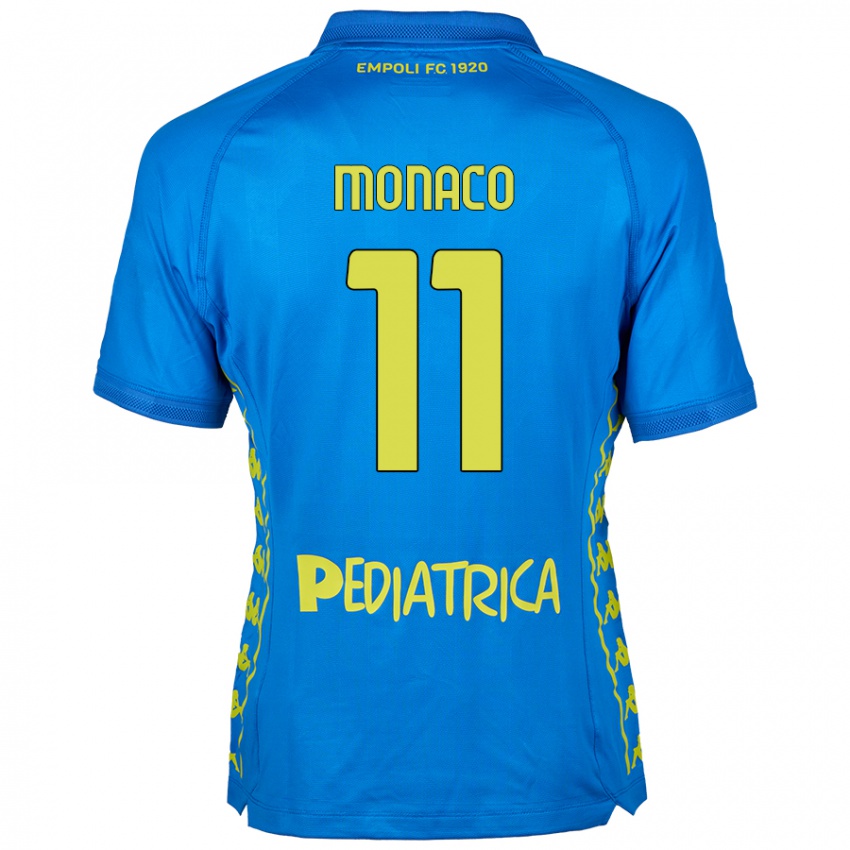 Kinder Salvatore Monaco #11 Blau Heimtrikot Trikot 2024/25 T-Shirt Österreich