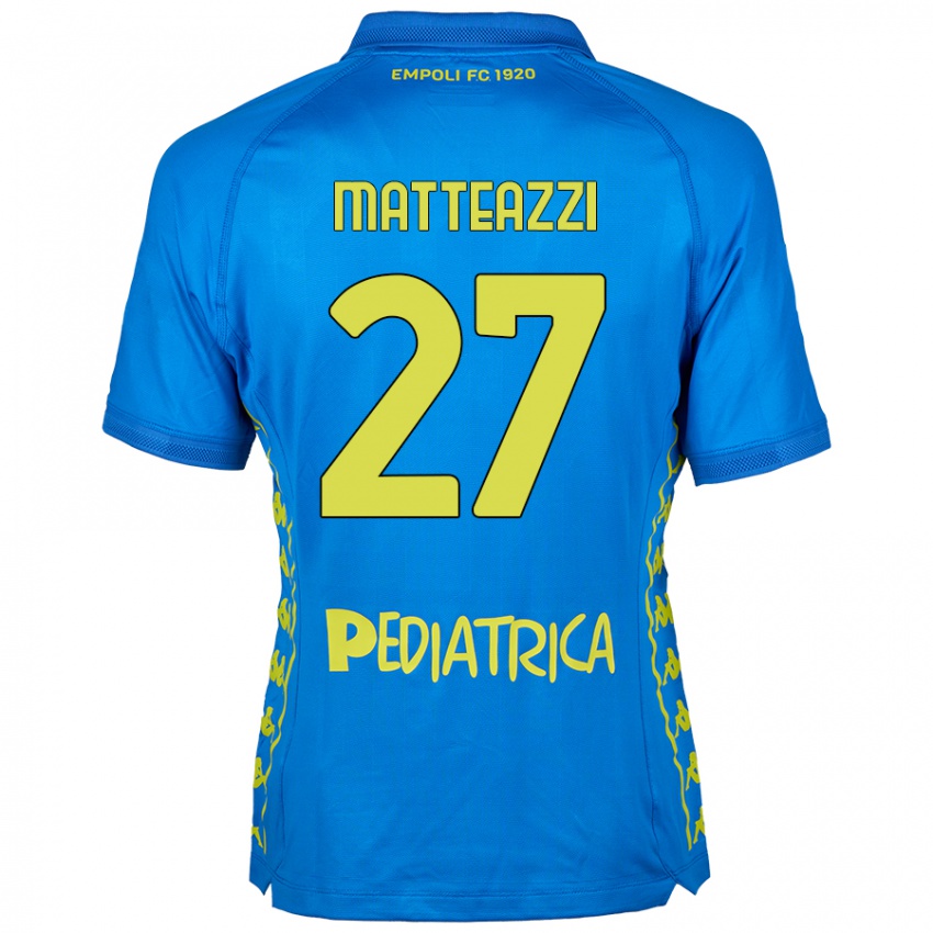 Kinder Ernesto Matteazzi #27 Blau Heimtrikot Trikot 2024/25 T-Shirt Österreich