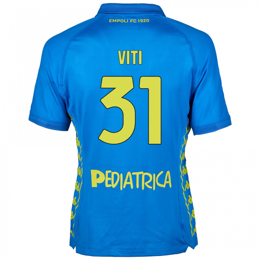 Kinder Vittorio Viti #31 Blau Heimtrikot Trikot 2024/25 T-Shirt Österreich