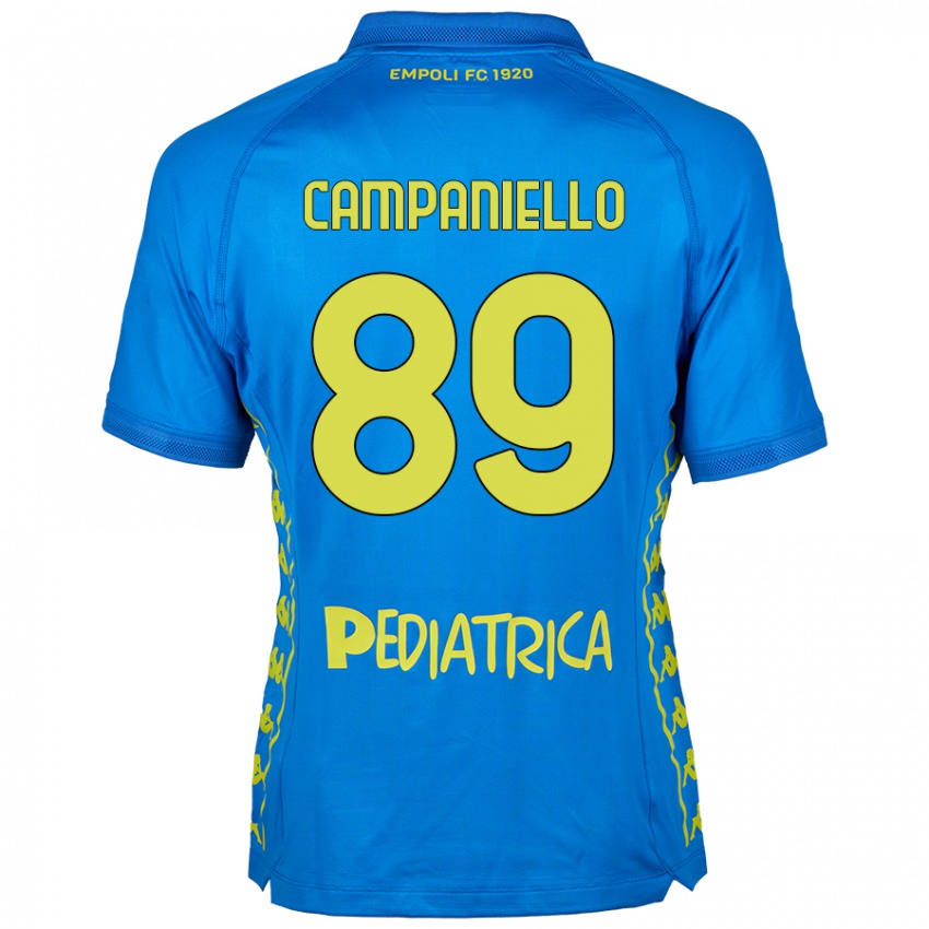 Kinder Thomas Campaniello #89 Blau Heimtrikot Trikot 2024/25 T-Shirt Österreich