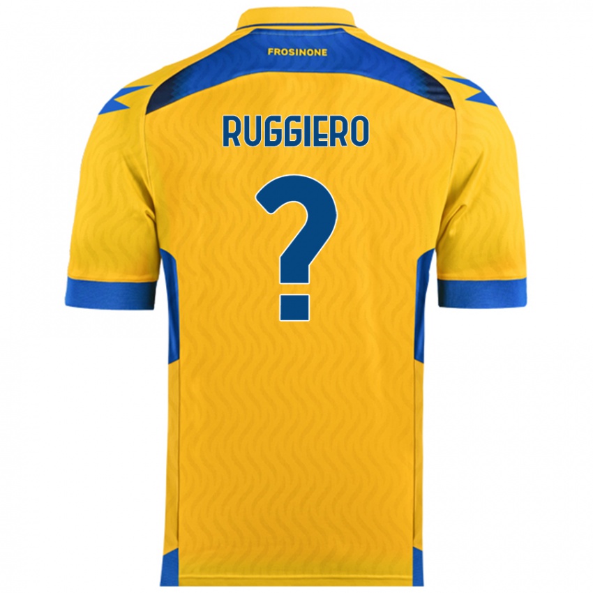 Kinder Gregory Ruggiero #0 Gelb Heimtrikot Trikot 2024/25 T-Shirt Österreich