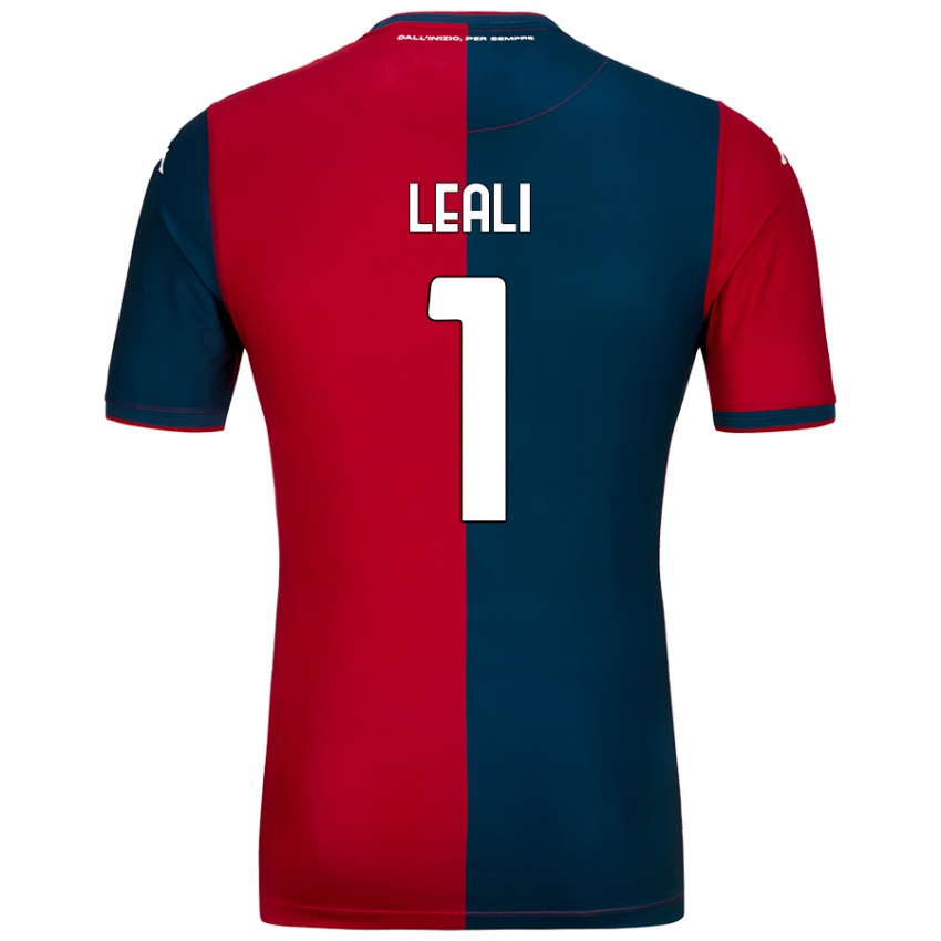 Kinder Nicola Leali #1 Rot Dunkelblau Heimtrikot Trikot 2024/25 T-Shirt Österreich