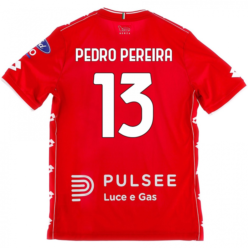 Kinder Pedro Pereira #13 Rot Weiß Heimtrikot Trikot 2024/25 T-Shirt Österreich