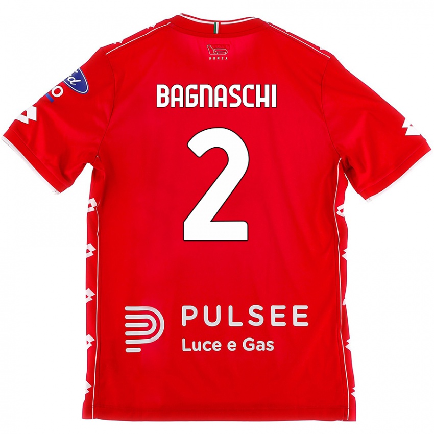 Kinder Alessandro Bagnaschi #2 Rot Weiß Heimtrikot Trikot 2024/25 T-Shirt Österreich