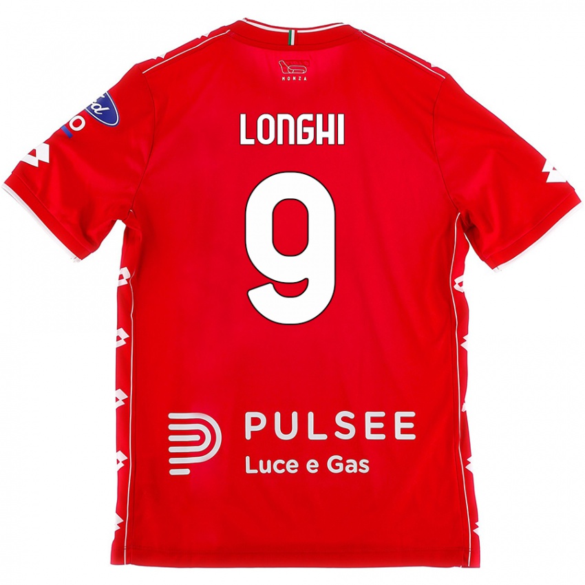 Kinder Jordan Longhi #9 Rot Weiß Heimtrikot Trikot 2024/25 T-Shirt Österreich