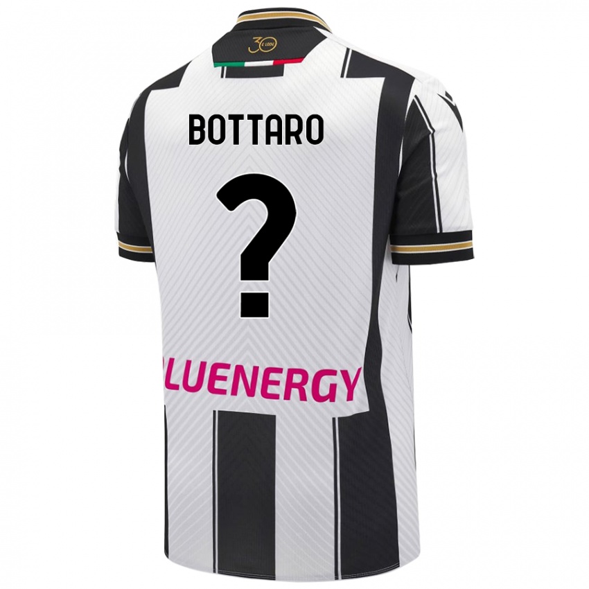 Kinder Leonardo Bottaro #0 Weiß Schwarz Heimtrikot Trikot 2024/25 T-Shirt Österreich