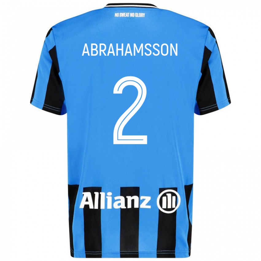 Kinder Sejde Abrahamsson #2 Himmelblau Schwarz Heimtrikot Trikot 2024/25 T-Shirt Österreich