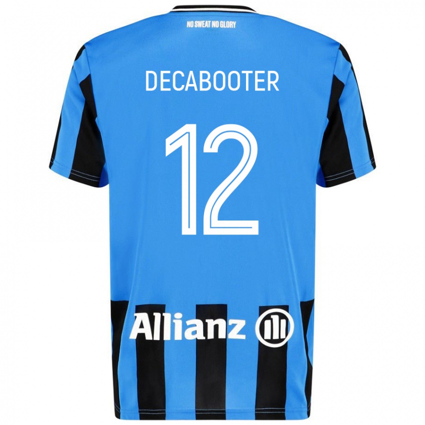 Kinder Marith Decabooter #12 Himmelblau Schwarz Heimtrikot Trikot 2024/25 T-Shirt Österreich